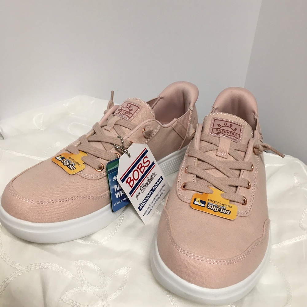 Women’s Bob’s Sketchers Blush Pink Slip-On Sneakers